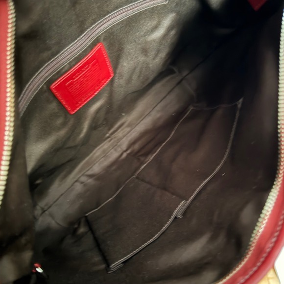 Coach Red Shoulder Bag - Picture 8 of 12